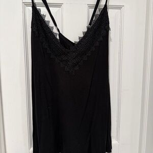 Black Tank Top Blouse